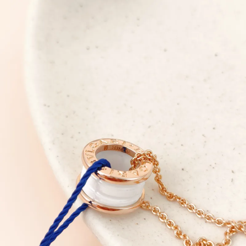 Bvlgari Necklace B.ZERO1Collection White White18KR ose Gold One Size1.5*38-45 — cover view 11 of 13