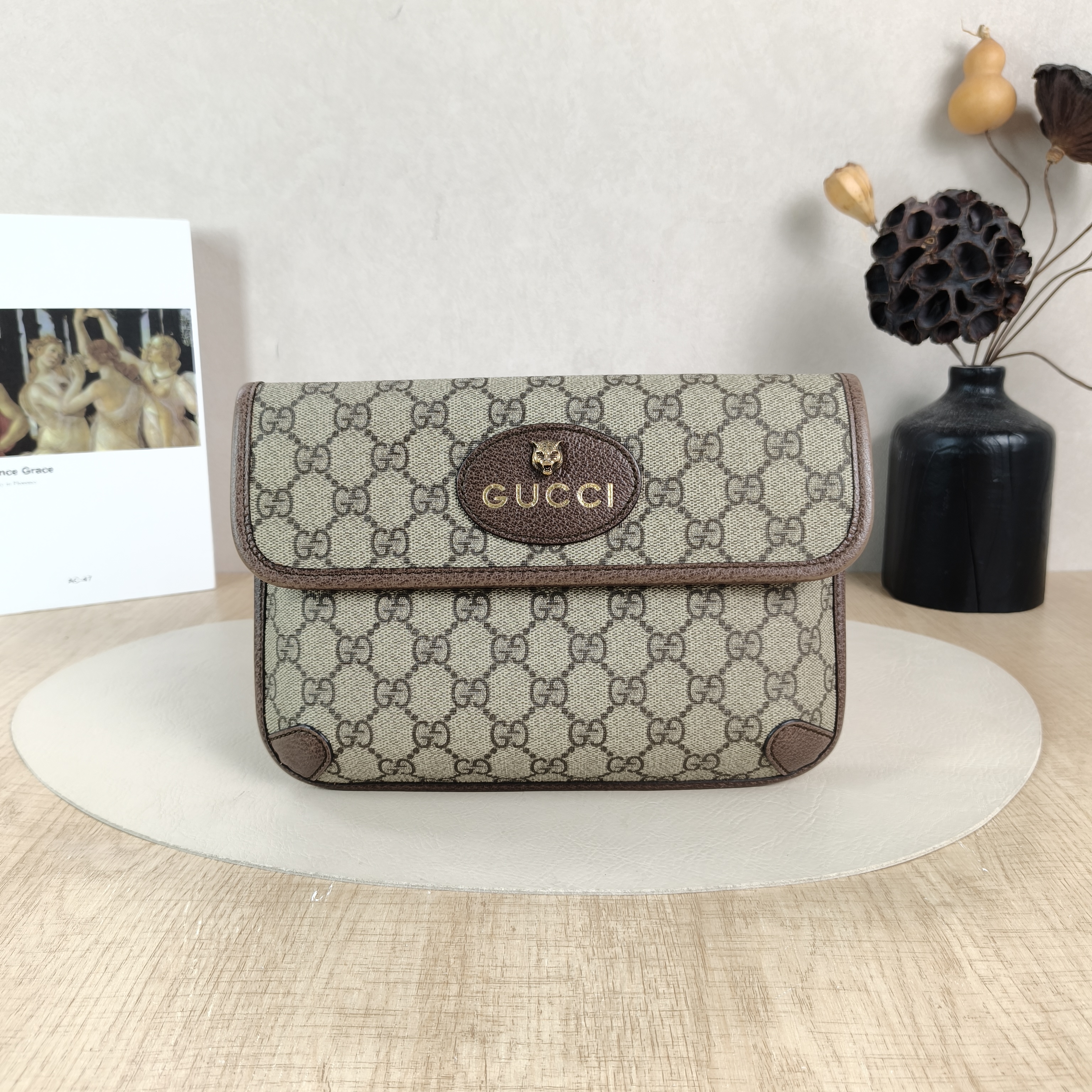 GUCCI Crossbody Bag Neo Vintage Belt Bag Monogram PVC Medium24 × 4 × 17 cm