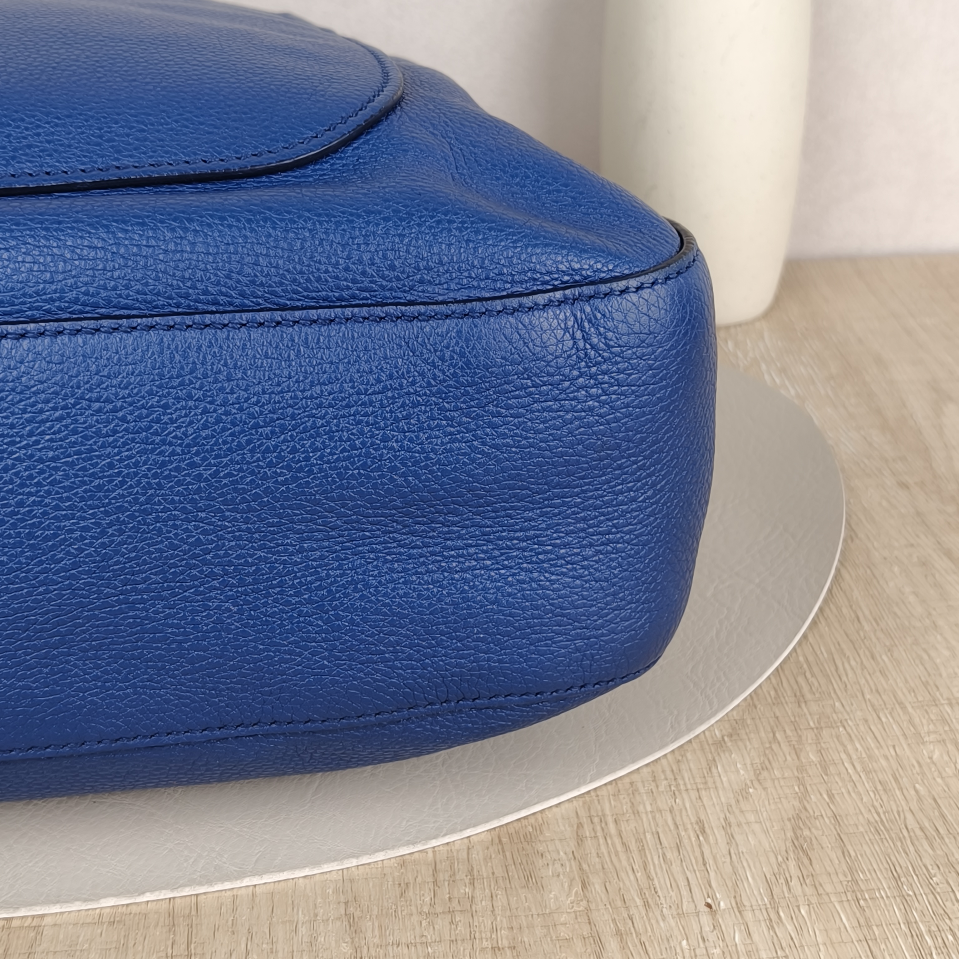 PRADA Shoulder Bag Hobo Vintage Shoulder Bag Navy Calfskin One Size35 × 9 × 36 cm — cover view 2 of 8