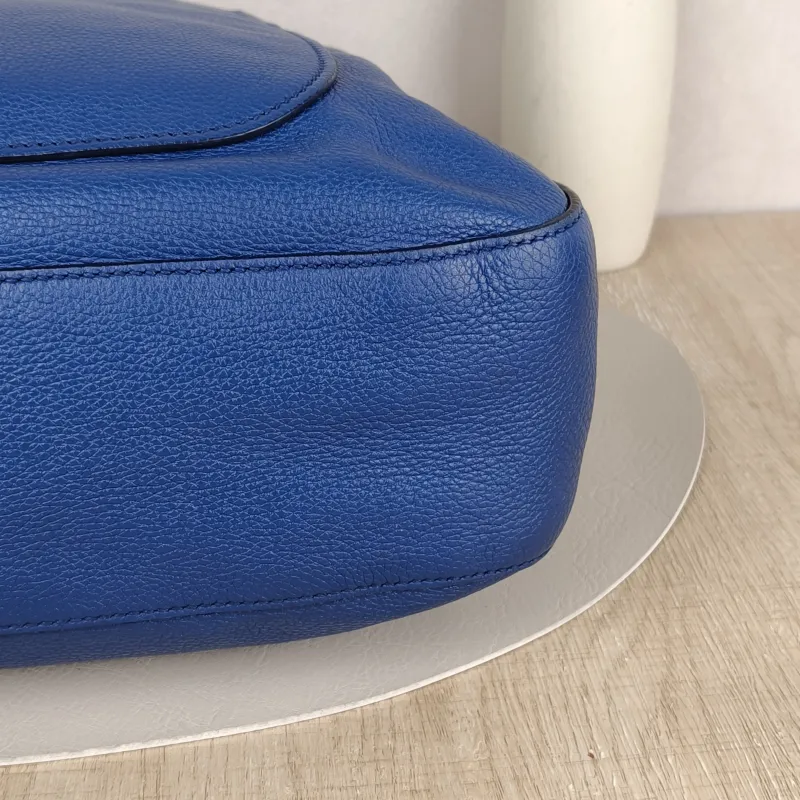 PRADA Shoulder Bag Hobo Vintage Shoulder Bag Navy Calfskin One Size35 × 9 × 36 cm — cover view 2 of 8