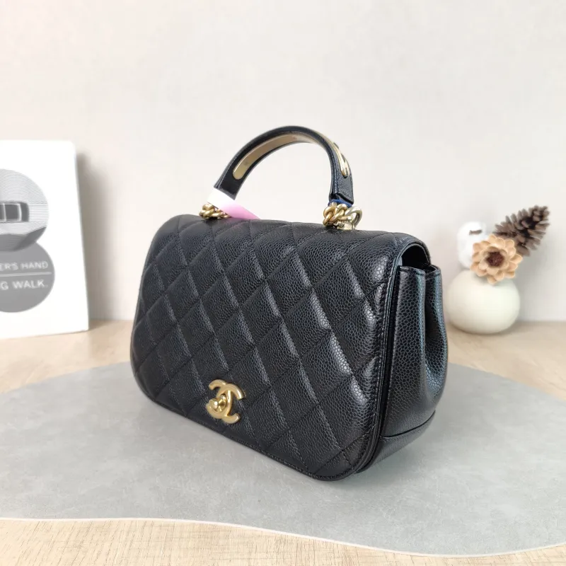 Chanel Crossbody Bag Crossbody Bag Black Calfskin One Size 24 × 8 × 16 cm 24 — cover view 5 of 5