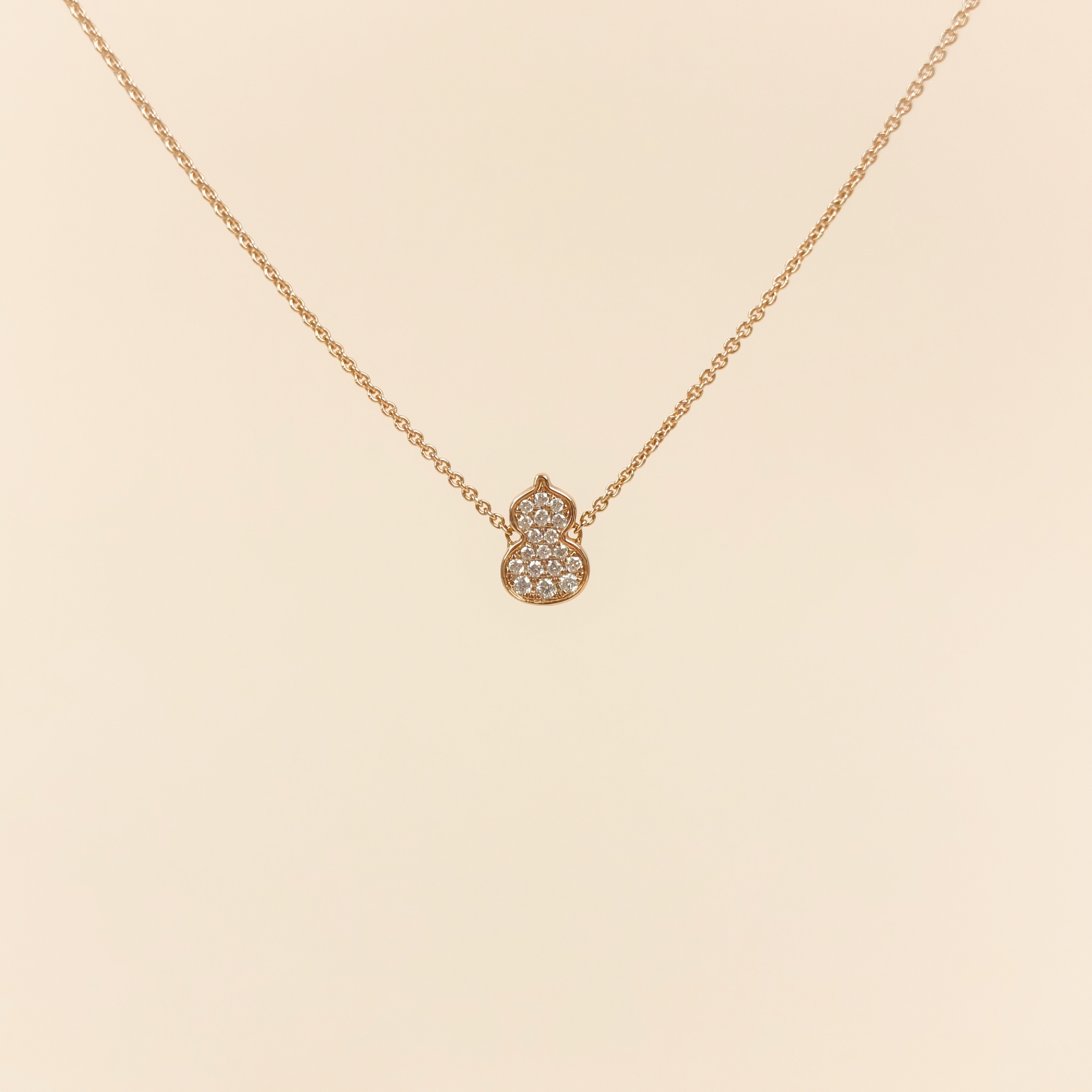 Qeelin Necklace Wulu Collection Necklace Gold18K Diamond One Size36-39cm