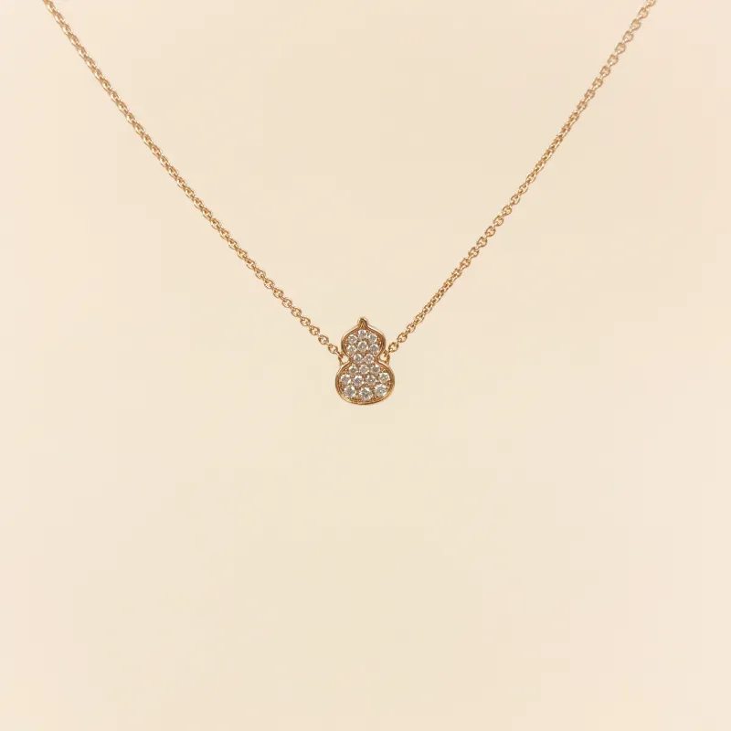 Qeelin Necklace Wulu Collection Necklace Gold18K Diamond One Size36-39cm