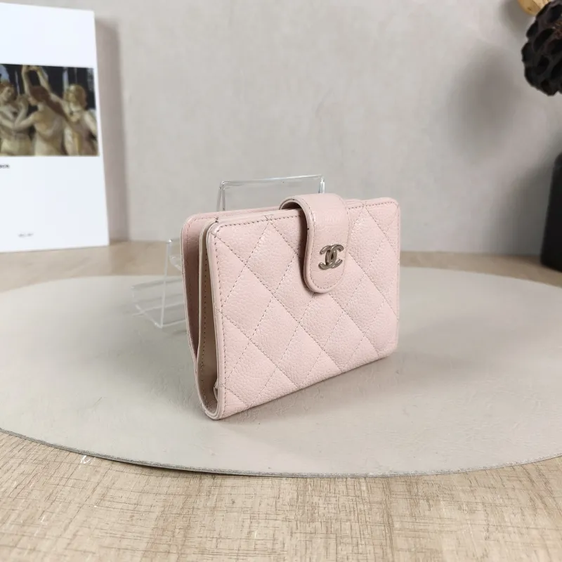 Chanel Wallet Wallet Pink Grained Calfskin One Size9.5 × 2 × 13 cm — cover view 4 of 5