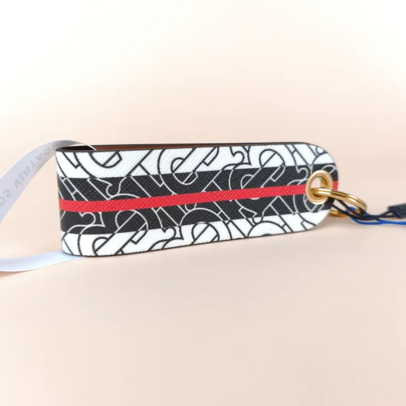 BURBERRY Charm Charm Colorblock Canvas 4*12cm — cover view 3 of 7