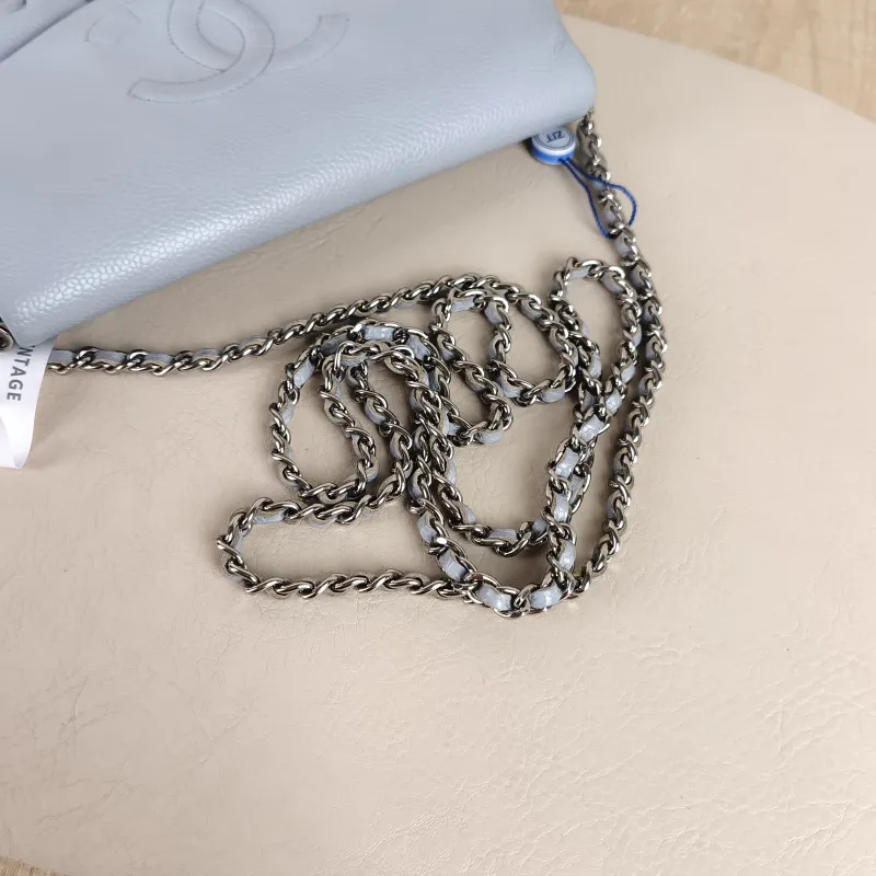 Chanel Crossbody Bag Crossbody Bag Blue Calfskin 24 × 6 × 14 cm 18 — detail view 4 of 11