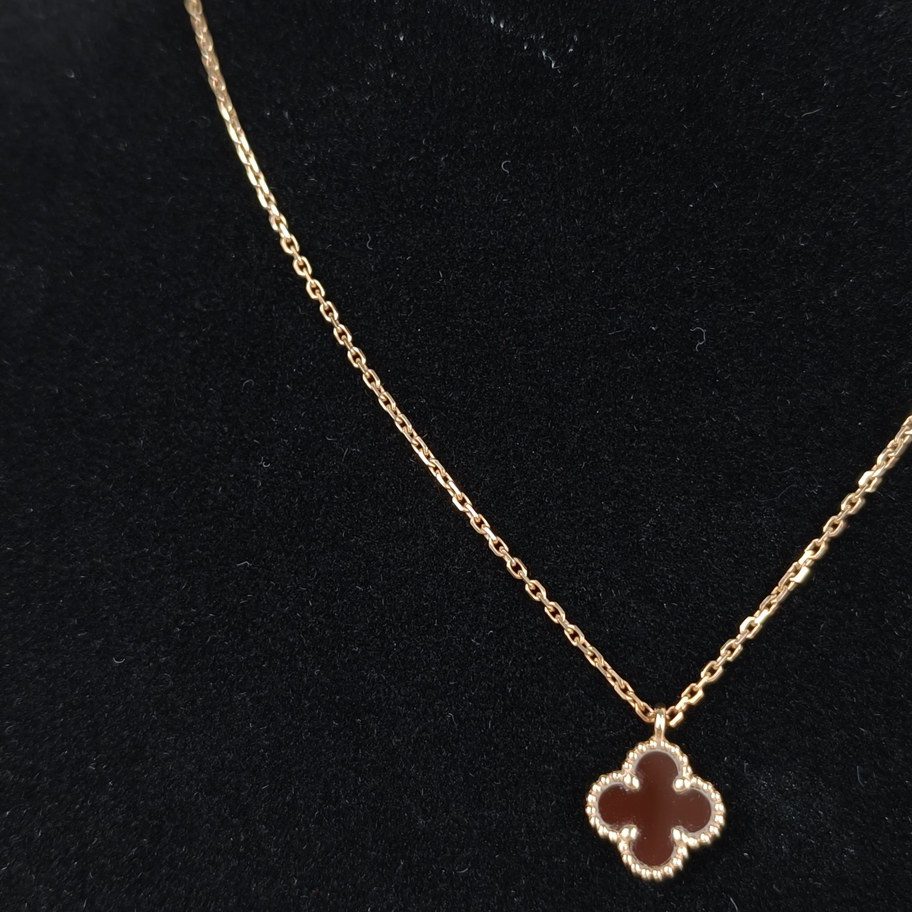 Van Cleef & Arpels Necklace Alhambra 18KR ose Gold Sweet Mini0.95 × 0.95 × 17.5 cm — cover view 3 of 9