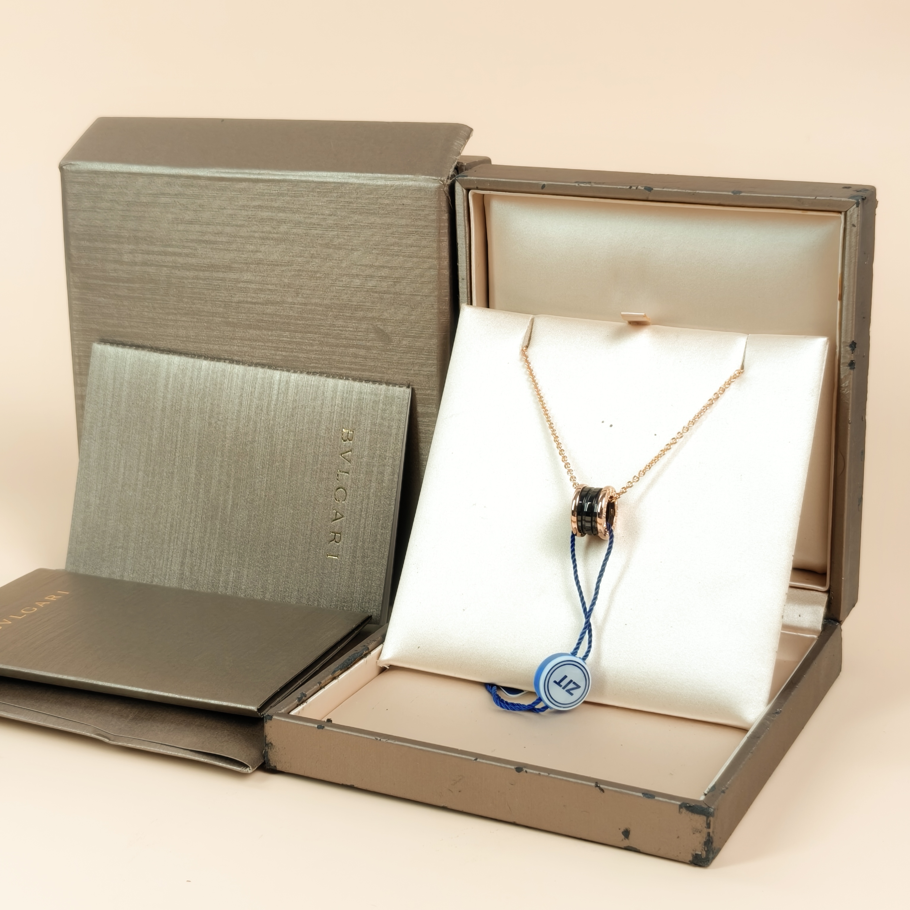 Bvlgari Necklace B.ZERO1Collection Black Rose Gold 18KR ose Gold One Size46cm — cover view 10 of 10