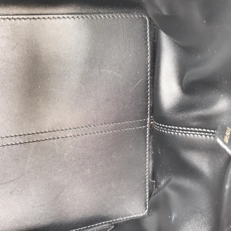 DIOR Top Handle Bag TOUJOURS Black Calfskin Medium28.5 × 17 × 21.5 cm — detail view 10 of 13