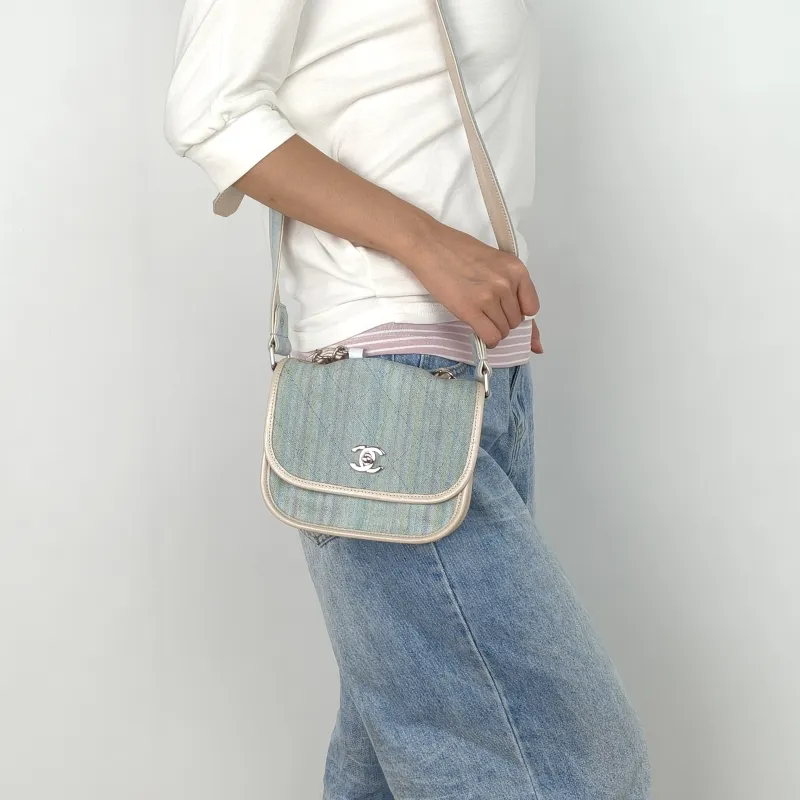 Chanel Crossbody Bag Crossbody Bag One Size17 × 6 × 14 cm — on-model view 1 of 3