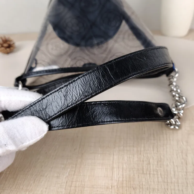 Chanel Shoulder Bag Bucket Bag Black PVC 15.5 × 14.5 × 18 cm 25 — detail view 3 of 10
