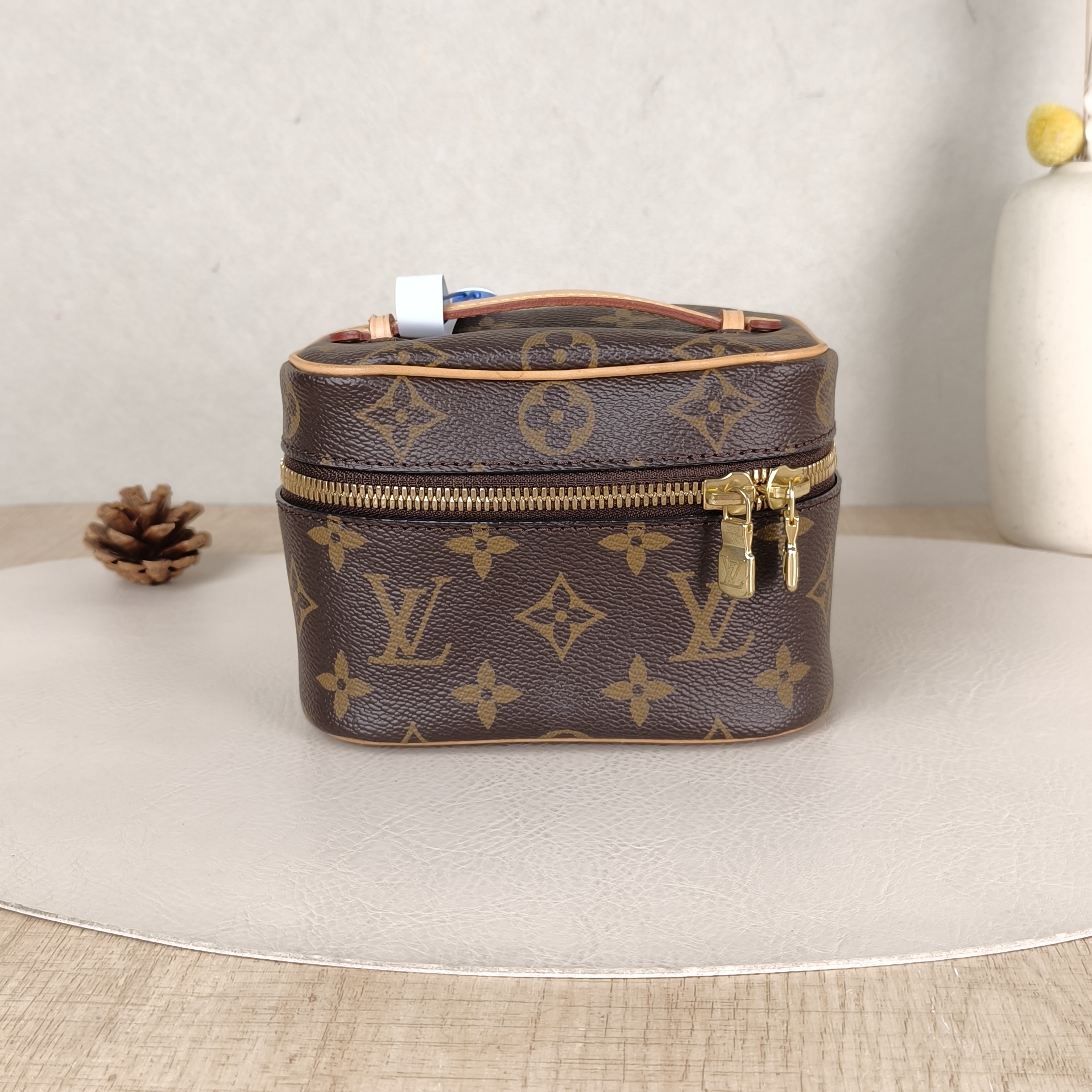 Louis Vuitton Cosmetic Bag NICE Cosmetic Bag Monogram PV Cnano14 × 8.5 × 10.5 cm