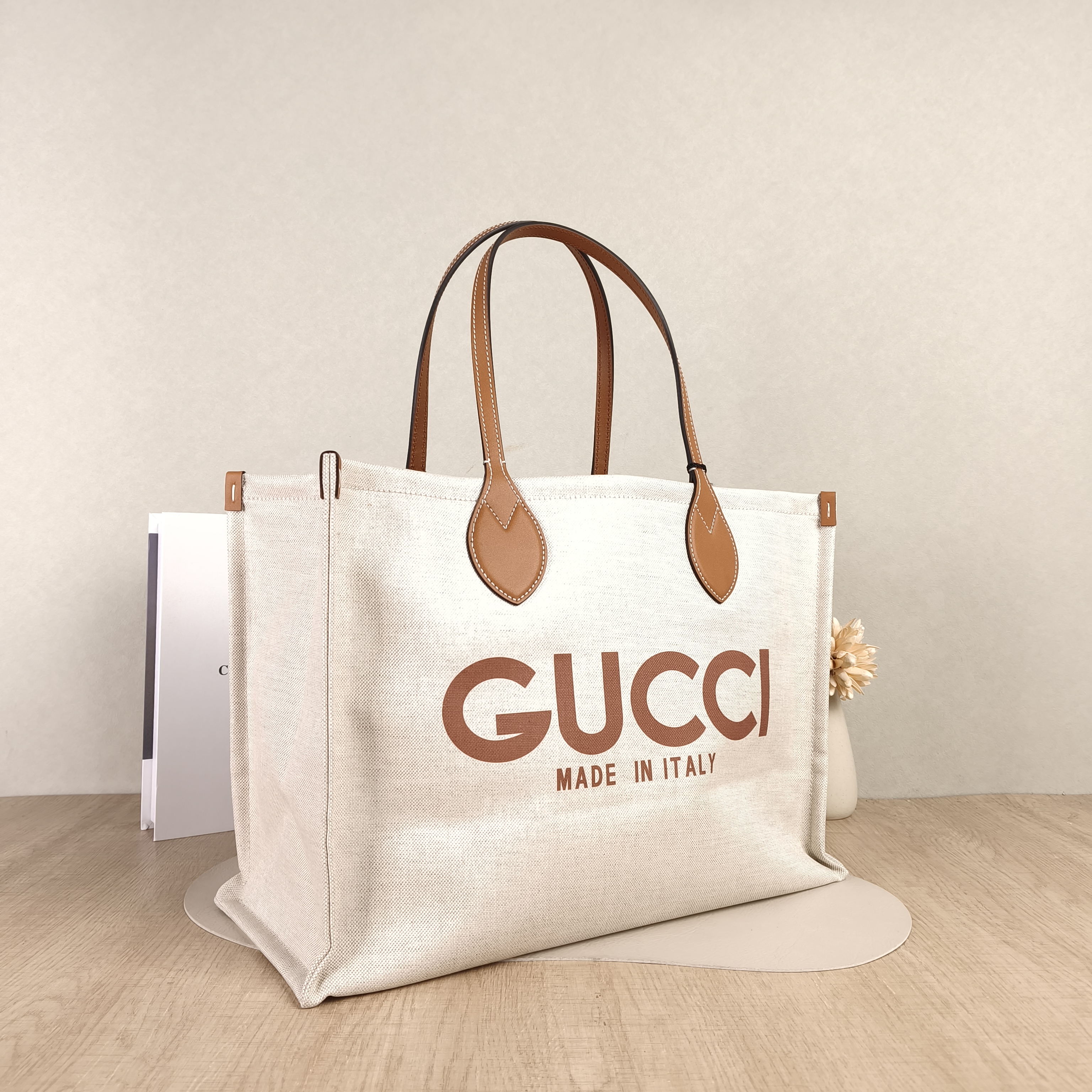 GUCCI Top Handle Bag Tote Bagtote Colorblock Canvas, Medium41.5 × 18.5 × 29 cm — cover view 5 of 5