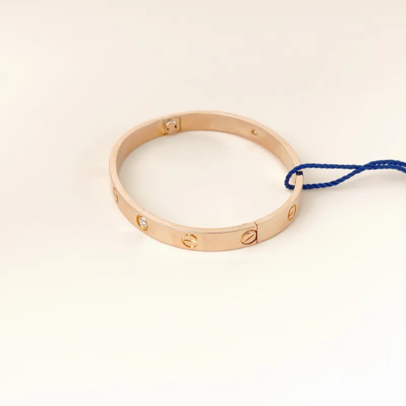 CARTIER Bangle Love Collection Bangle Rose Gold Diamond18KR ose Gold Edition 17 — cover view 7 of 11