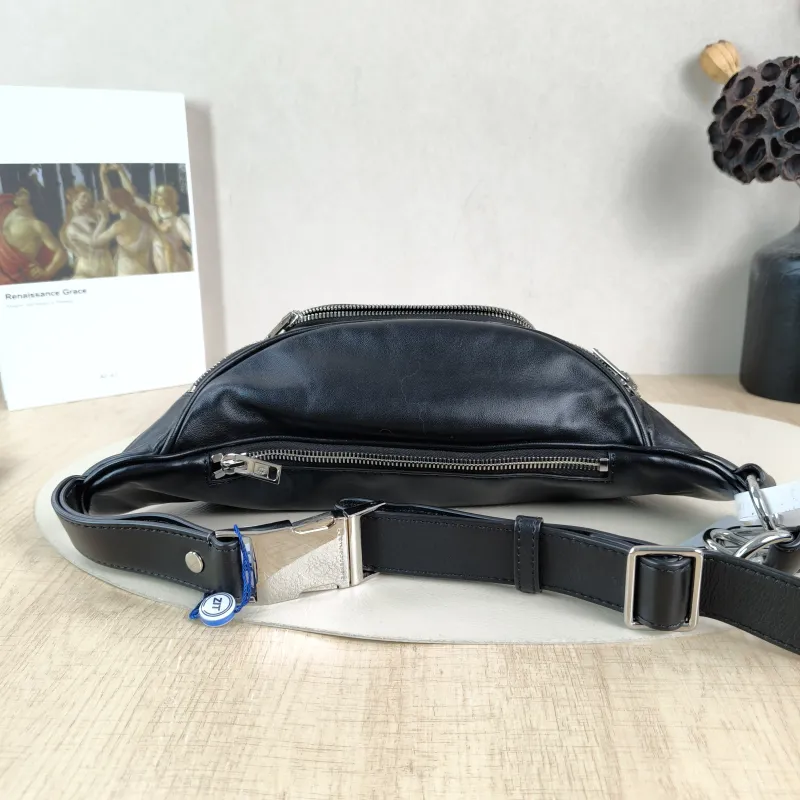 Alexander Wang Belt Bag Attica Collection Belt Bag Black Lambskin One Size33 × 8 × 12 cm — cover view 4 of 5