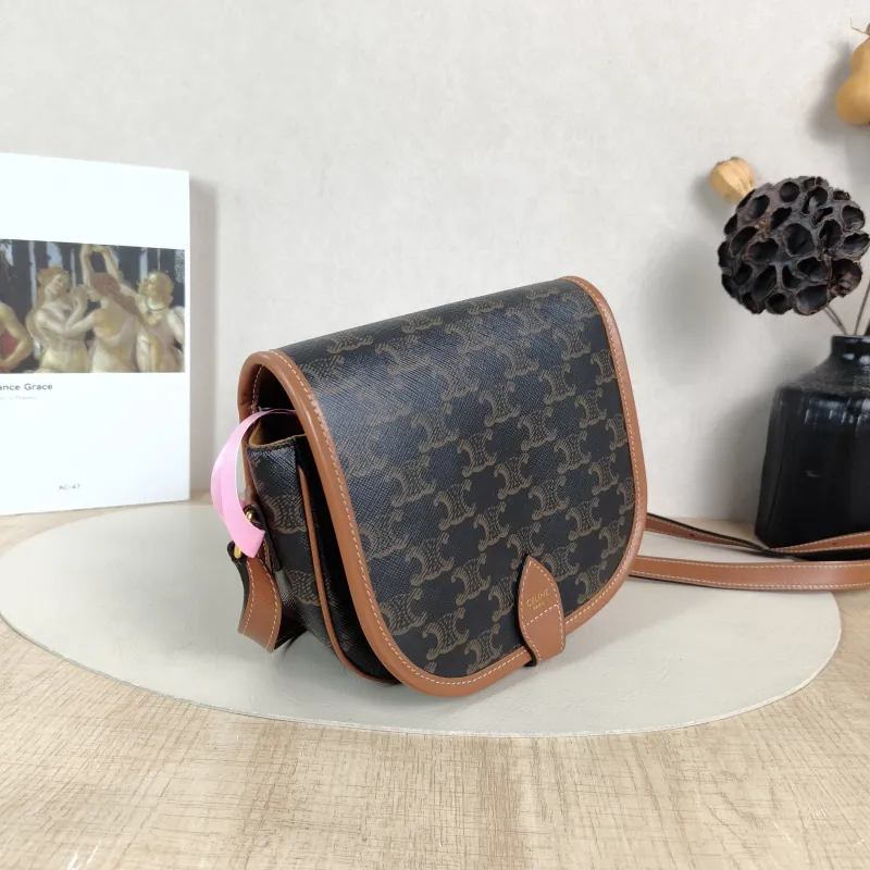 CELINE Crossbody Bag FOLCO Monogram PVC Medium 18.5 × 8 × 17 cm — cover view 5 of 5