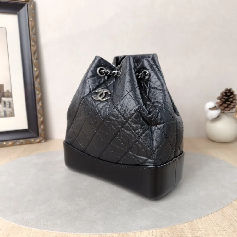 Chanel Backpack Gabrielle Backpack Black CC alfskin22.5 × 10.5 × 23 cm — cover view 6 of 6