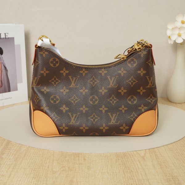 Louis Vuitton Boulogne Small Monogram Microchip Edition · Dust Bag Two Straps · 26 × 9.5 × 16 cm