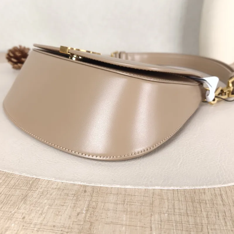 SAINT LAURENT Shoulder Bag VOLTAIRE Shoulder Bag Black Calfskin One Size 21 × 8 × 17.5 cm — detail view 9 of 13