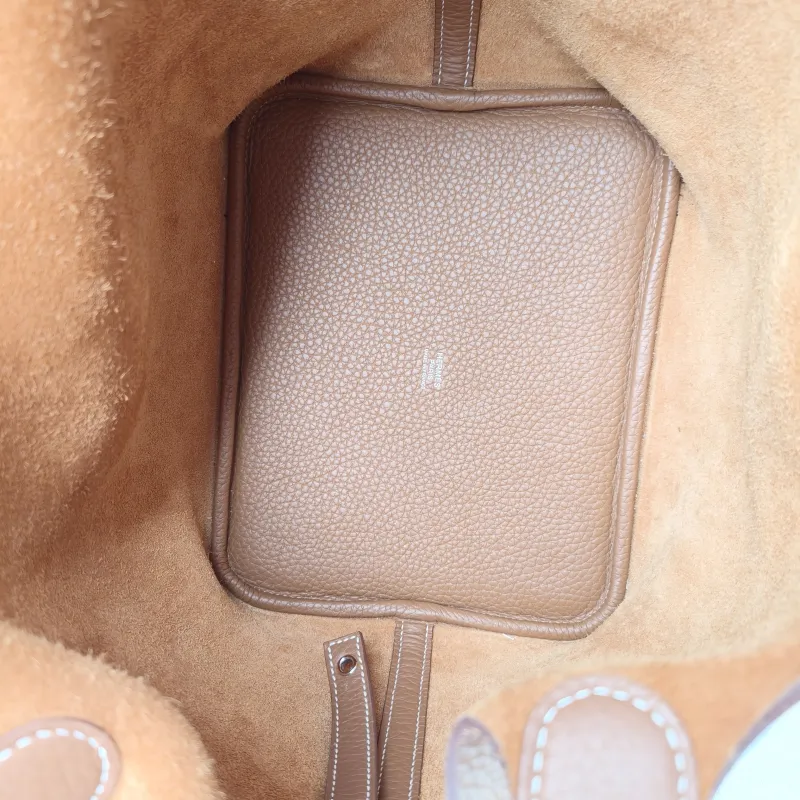 Hermès Top Handle Bag Picotin Lock 22 22 37 Brown TC Calfskin Medium 22 × 17 × 21 cm W — detail view 11 of 12