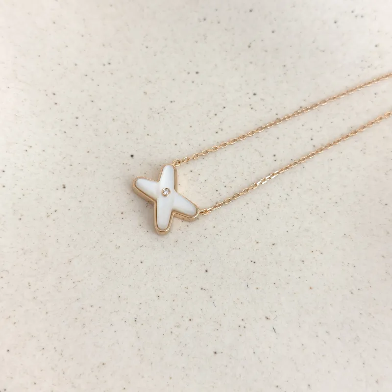 CHAUMET Necklace Jeux de Liens · Collection · Necklace Diamond18KR ose Gold One Size41cm — cover view 4 of 9