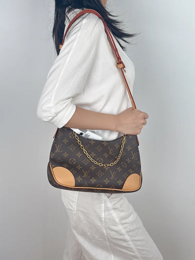 Louis Vuitton Crossbody Bag Boulogne PVC Small 26 × 9.5 × 16 cm — on-model view 2 of 3