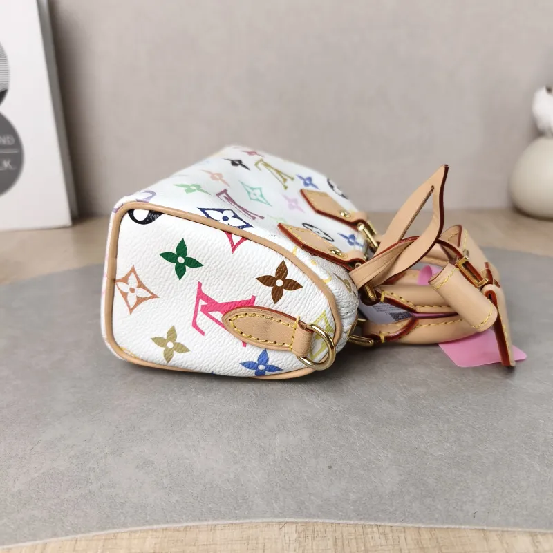 Louis Vuitton Crossbody Bag Speedy Nano Multicolore PVC nano 16 × 7.5 × 10 cm — detail view 14 of 15