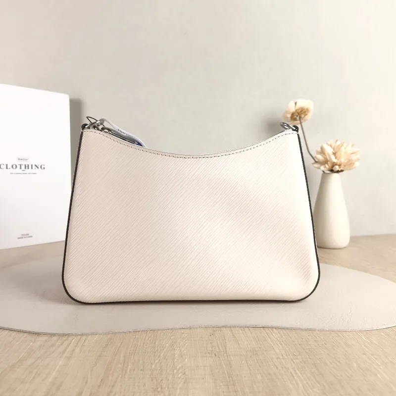 Louis Vuitton Crossbody Bag MARELLE White Epi Embossed Calfskin Small 25 × 8 × 15 cm — cover view 2 of 5