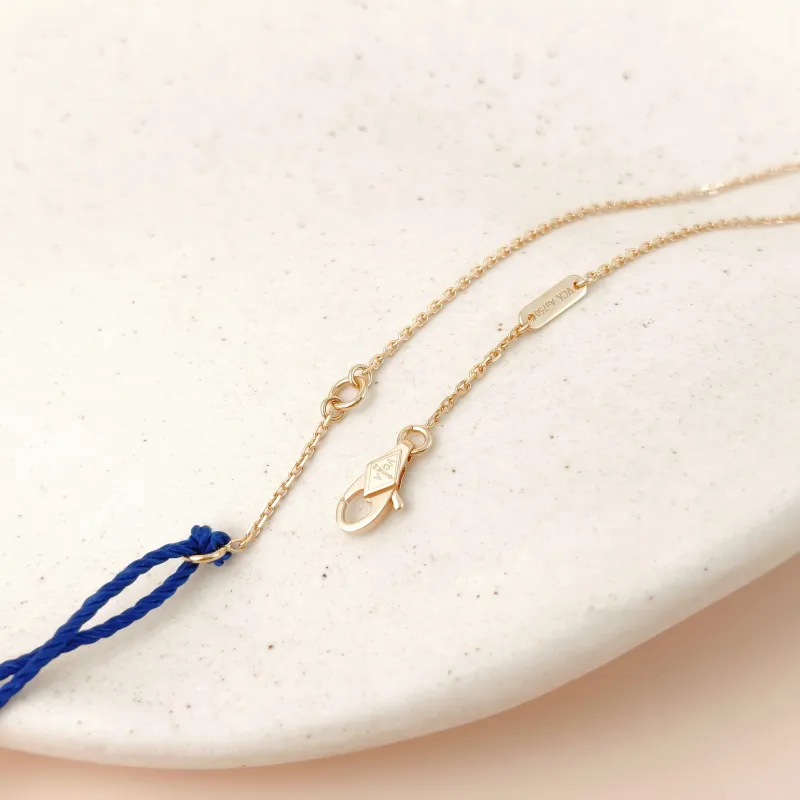Van Cleef & Arpels Necklace Lucky Alhambra Necklace Pearl · White Mother-of-Pearl18KY ellow Gold One Size39cm — cover view 6 of 9