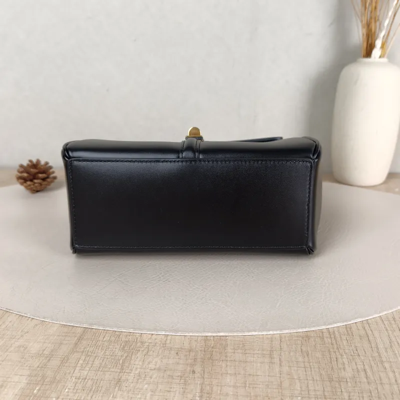 CELINE Crossbody Bag 16 Edition Black Calfskin Mini 17.5 × 7 × 14 cm — cover view 3 of 5