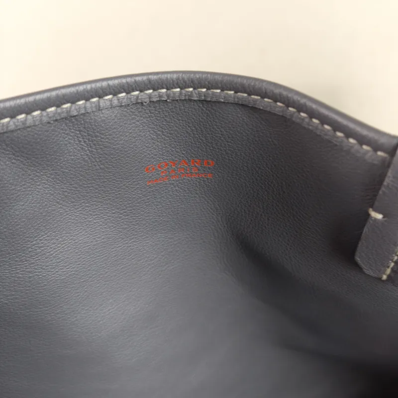 GOYARD Shoulder Bag SAINT LOUIS Shopping Tote Grey PVC Small 34 × 15 × 28 cm — detail view 2 of 10