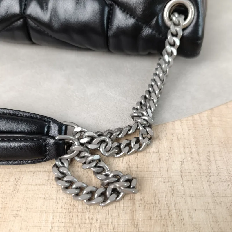 SAINT LAURENT Shoulder Bag PUFFER Black Lambskin Small29 × 11 × 17 cm — detail view 4 of 12