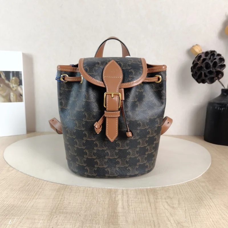 CELINE Backpack FOLCO Backpack Monogram PVC Mini 17 × 10 × 20 cm