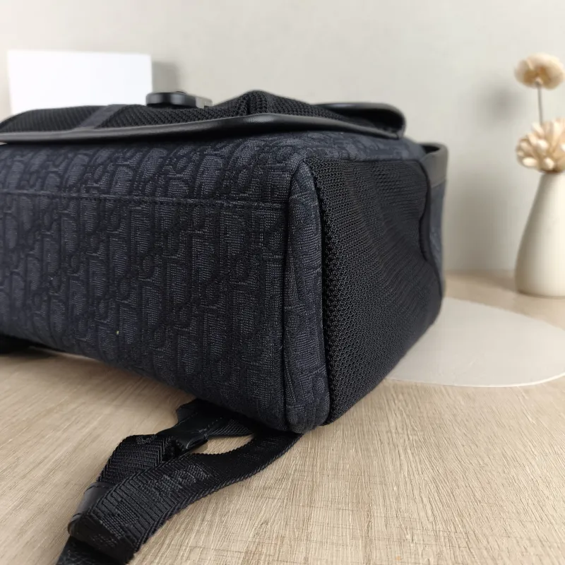 DIOR Backpack Black Canvas 32.5*13.5**42 — detail view 7 of 11