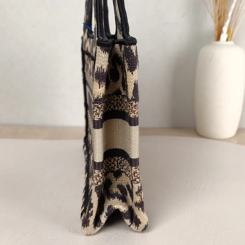 DIOR Top Handle Bag Book Tote Canvas Mini 22.5 × 6 × 15 cm — detail view 3 of 8