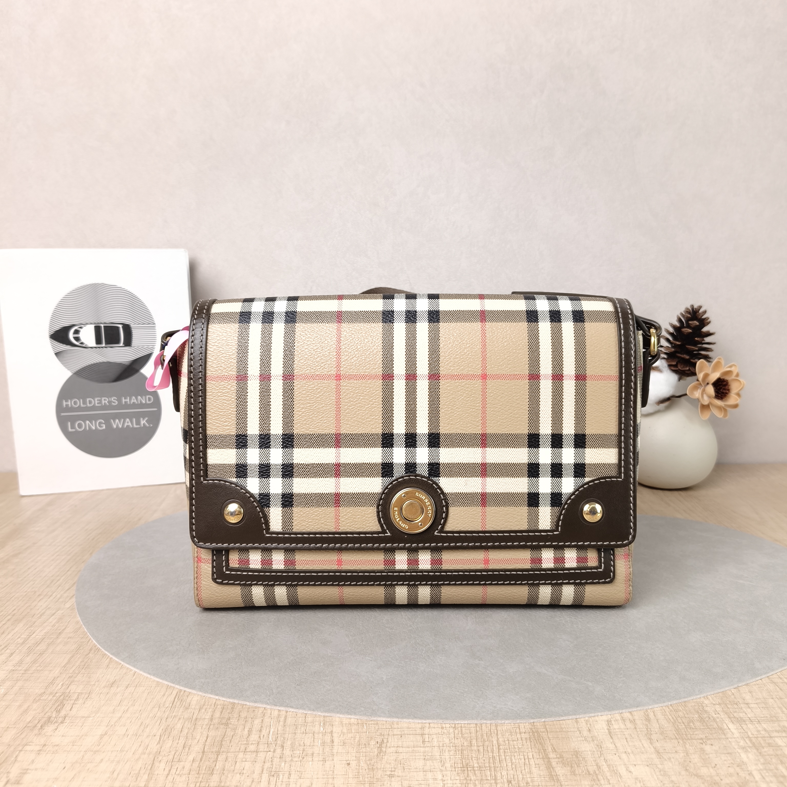 BURBERRY Crossbody Bagnote Messenger Bag Colorblock PVC One Size25 × 9 × 18 cm