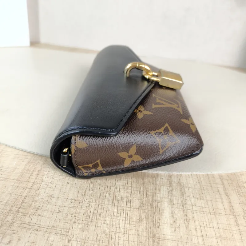 Louis Vuitton Shoulder Bag PADLOCK ON STRAP Black PVC Mini 19 × 3 × 11 cm — detail view 9 of 11