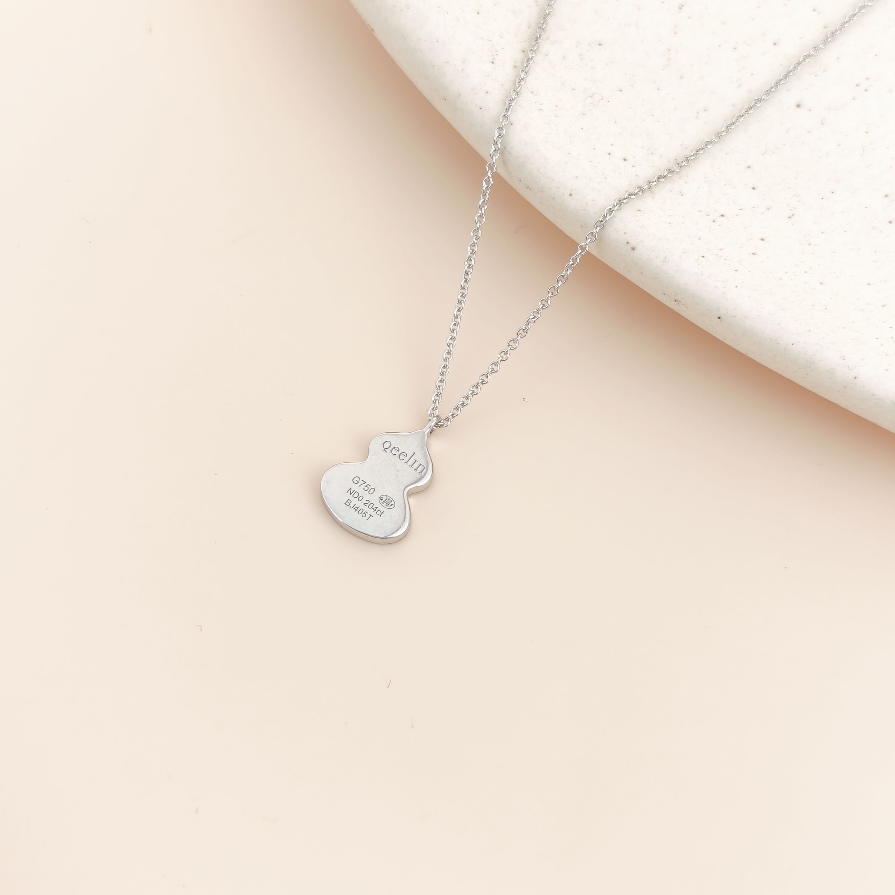 Qeelin Necklace Wulu Collection Necklace18KW hite Gold Diamond18KW hite Gold Diamond One Size1.1*40 โ cover view 4 of 6