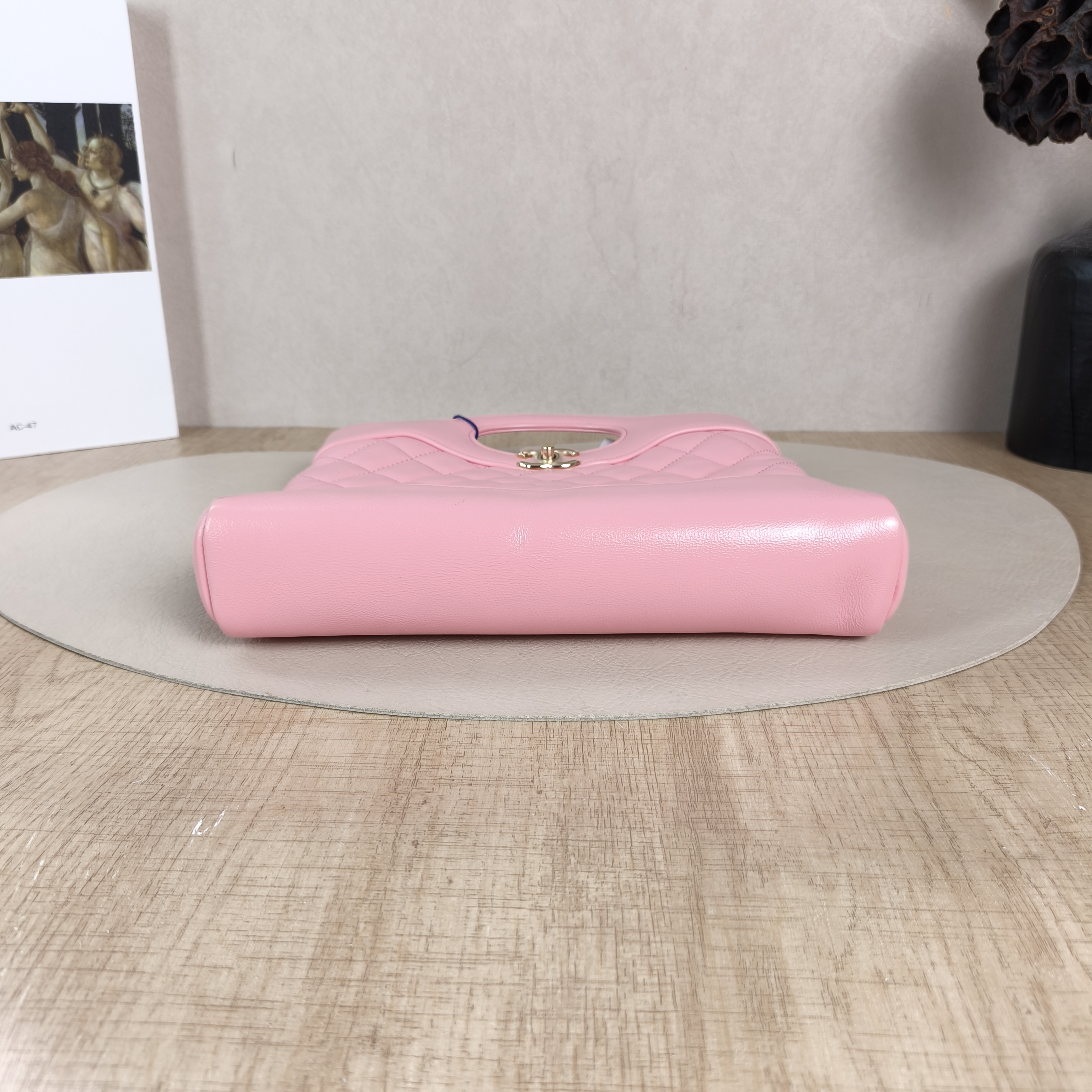 Chanel Crossbody Bag31Bag Pink Waxed Leathermini23 × 5.5 × 22 cm — cover view 3 of 5