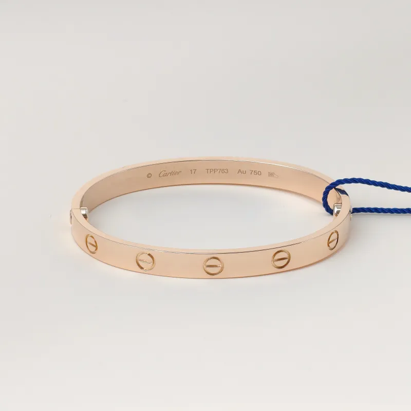 CARTIER Bangle LOVE Bangle 18KR ose Gold Rose Gold 18KR ose Gold17 US 4.8