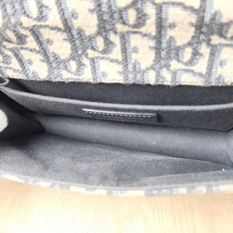 DIOR Crossbody Bag30 Montaigne East-West 30Blue Canvas Small21 × 6 × 12 cm — detail view 7 of 14