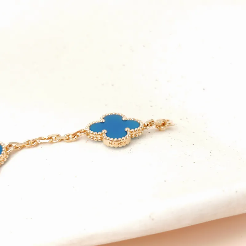 Van Cleef & Arpels Bracelet Alhambra Alhambra Collection Five-Motif Bracelet 18KY ellow Gold Vintage Small 1.5 × 1.5 × 19 cm — cover view 9 of 13