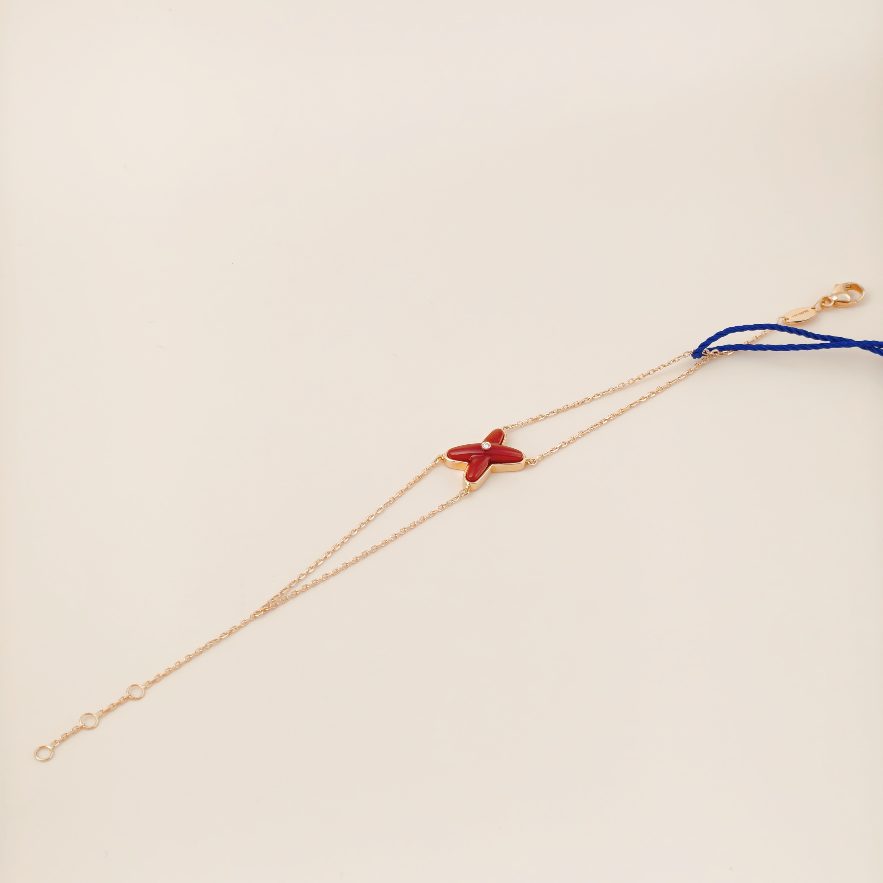 CHAUMET Bracelet Jeux de Liens Diamond18KR ose Gold One Size17cm — cover view 3 of 10