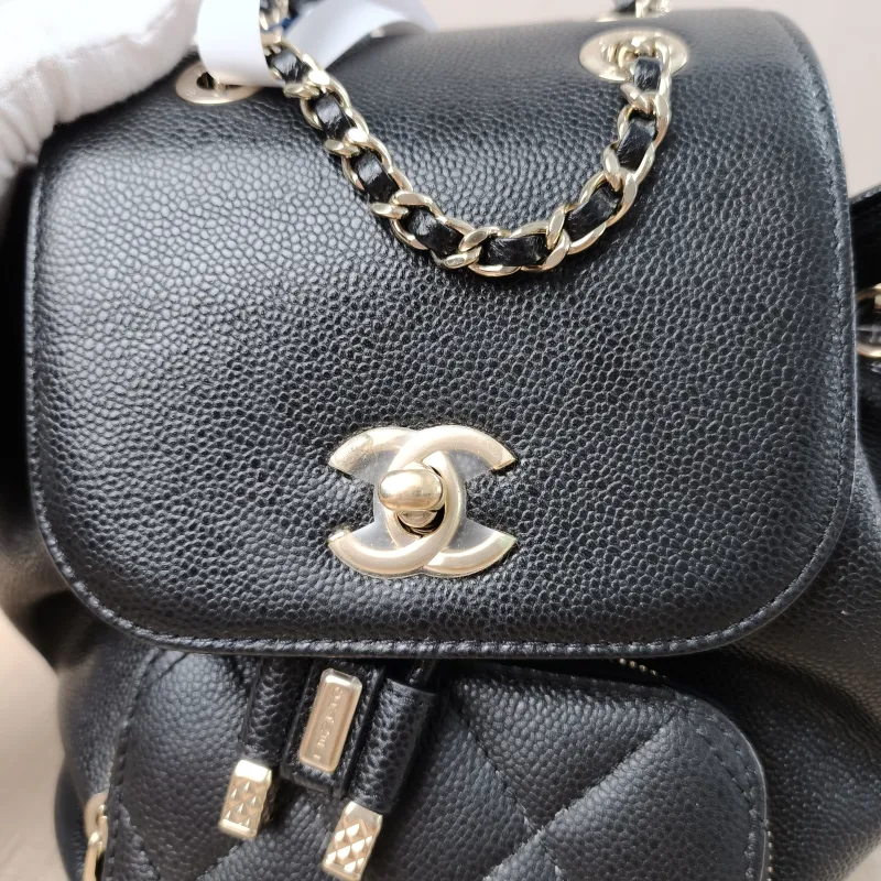 Chanel Backpackaffinity Backpack Black Calfskin Small20 × 14 × 22 cm — detail view 2 of 14