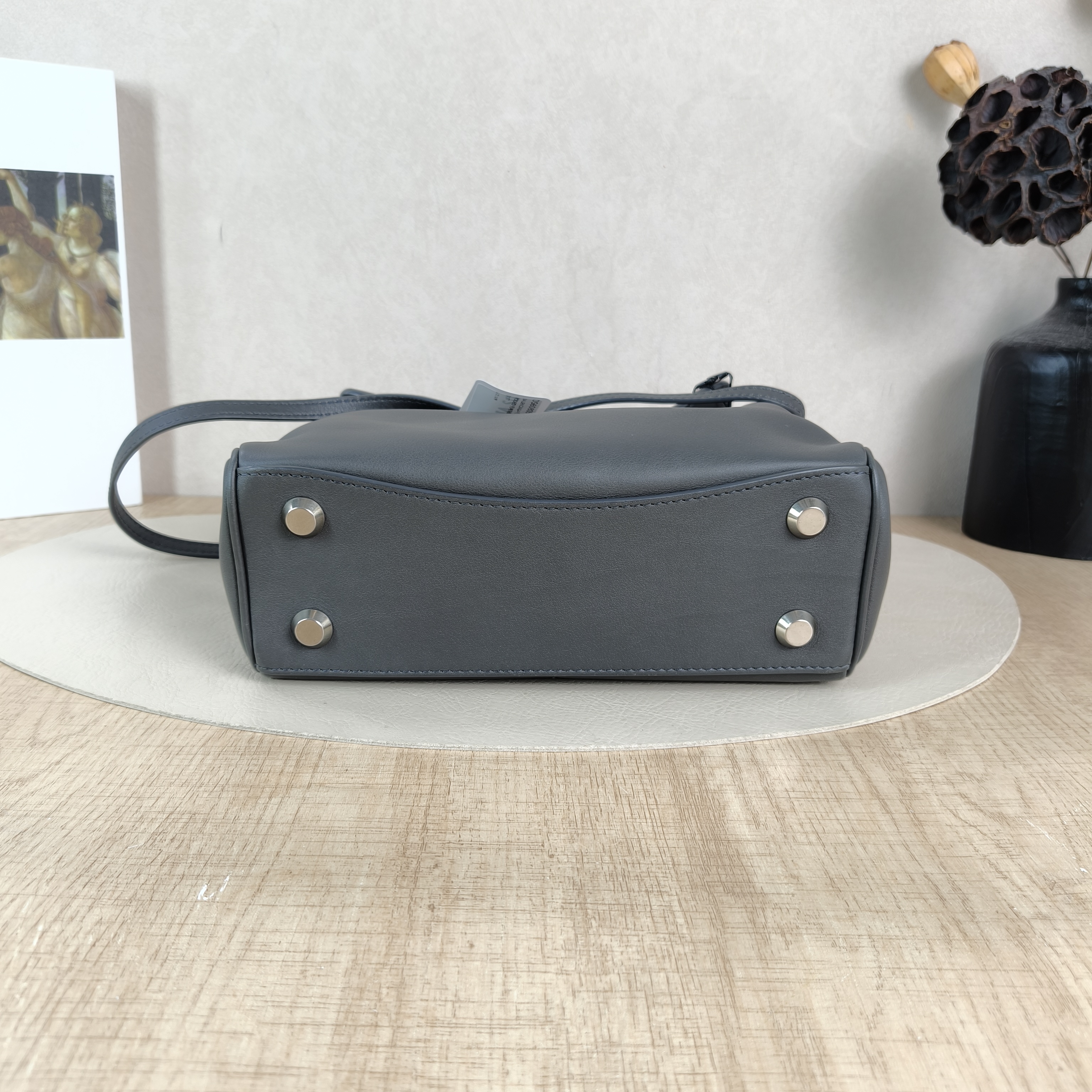 BALENCIAGA Crossbody Bag RODEO Grey Calfskinmini23 × 10 × 17 cm — cover view 2 of 6