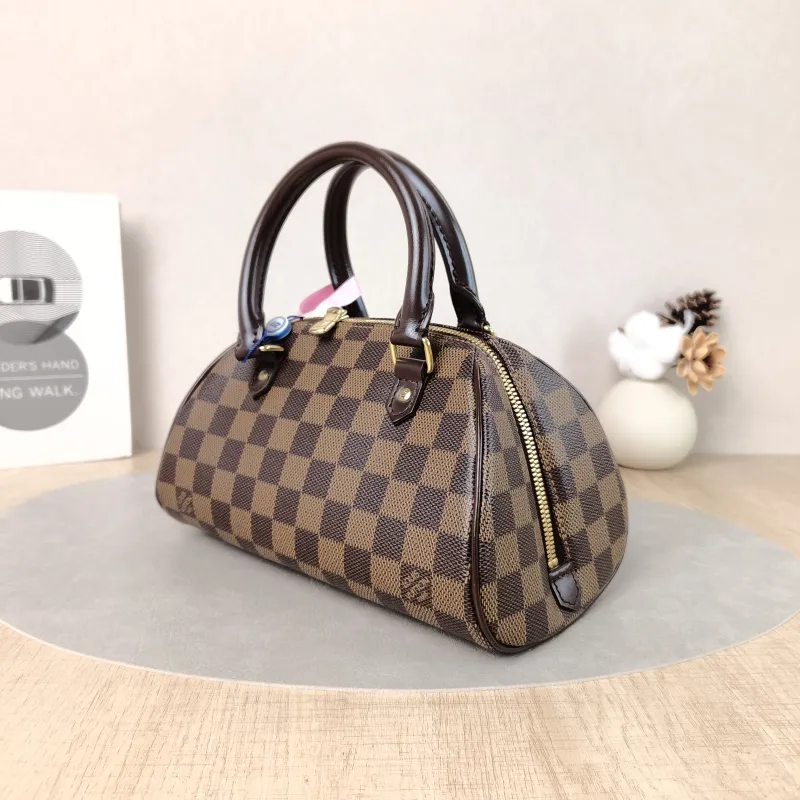 Louis Vuitton Top Handle Bag Ribera Damier Ebene PVC One Size 24 × 13 × 13 cm — cover view 3 of 5