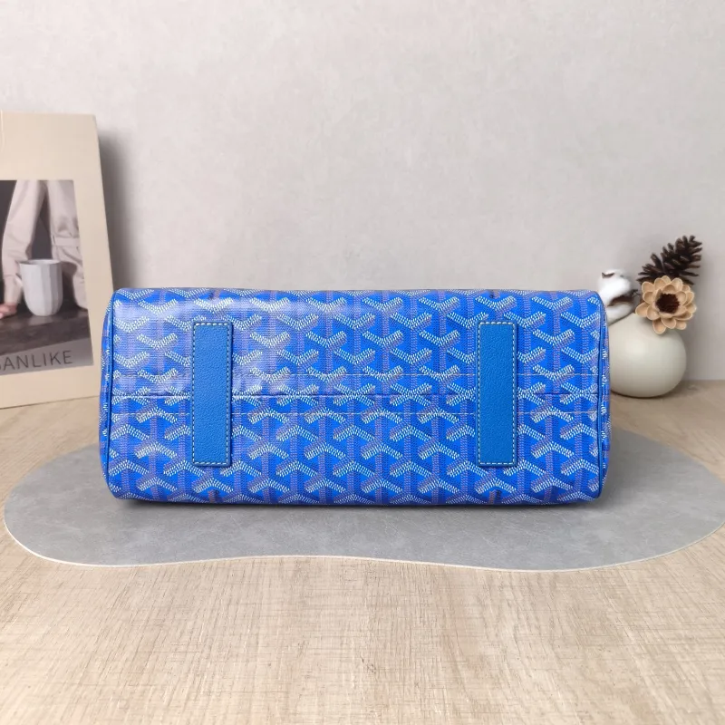 GOYARD Shoulder Bag Rouette Shoulder Bag Blue PVC Small 31 × 14 × 23 cm — cover view 4 of 5