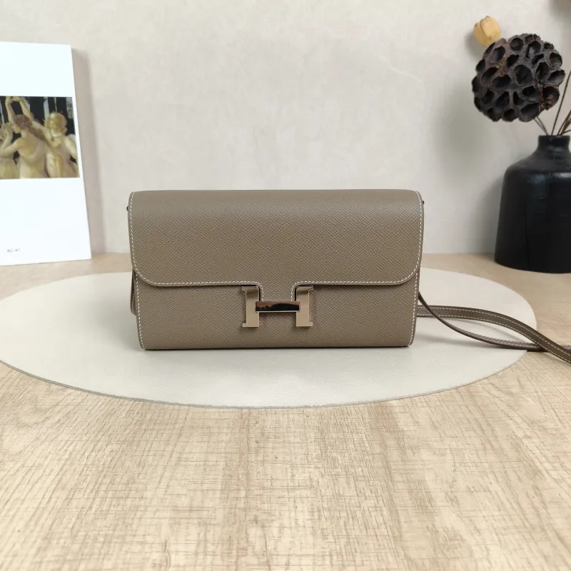 Hermès Crossbody Bag Constance To Go woc Epsom Embossed Calfskin One Size21 × 2 × 13 cm