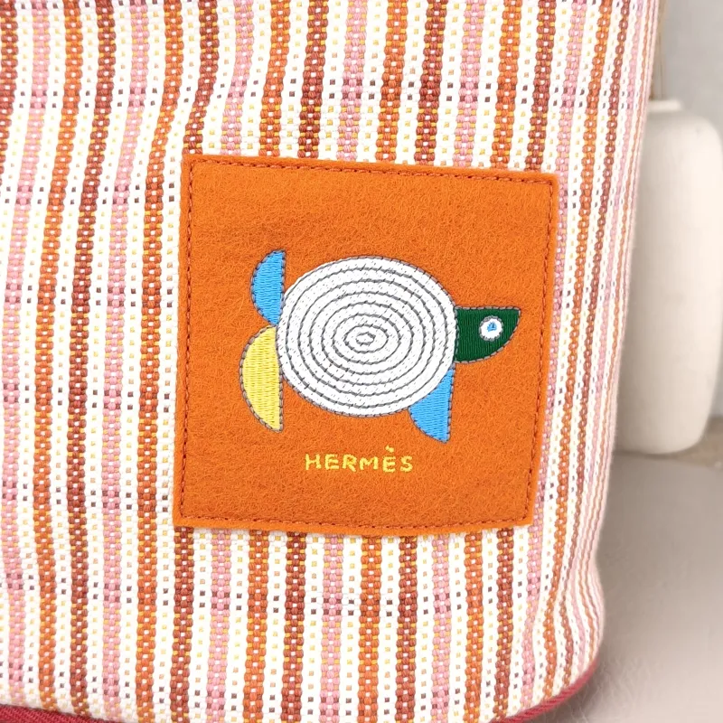 Hermès Backpack Backpack Colorblock Canvas One Size 24 × 15 × 31 cm — detail view 7 of 9