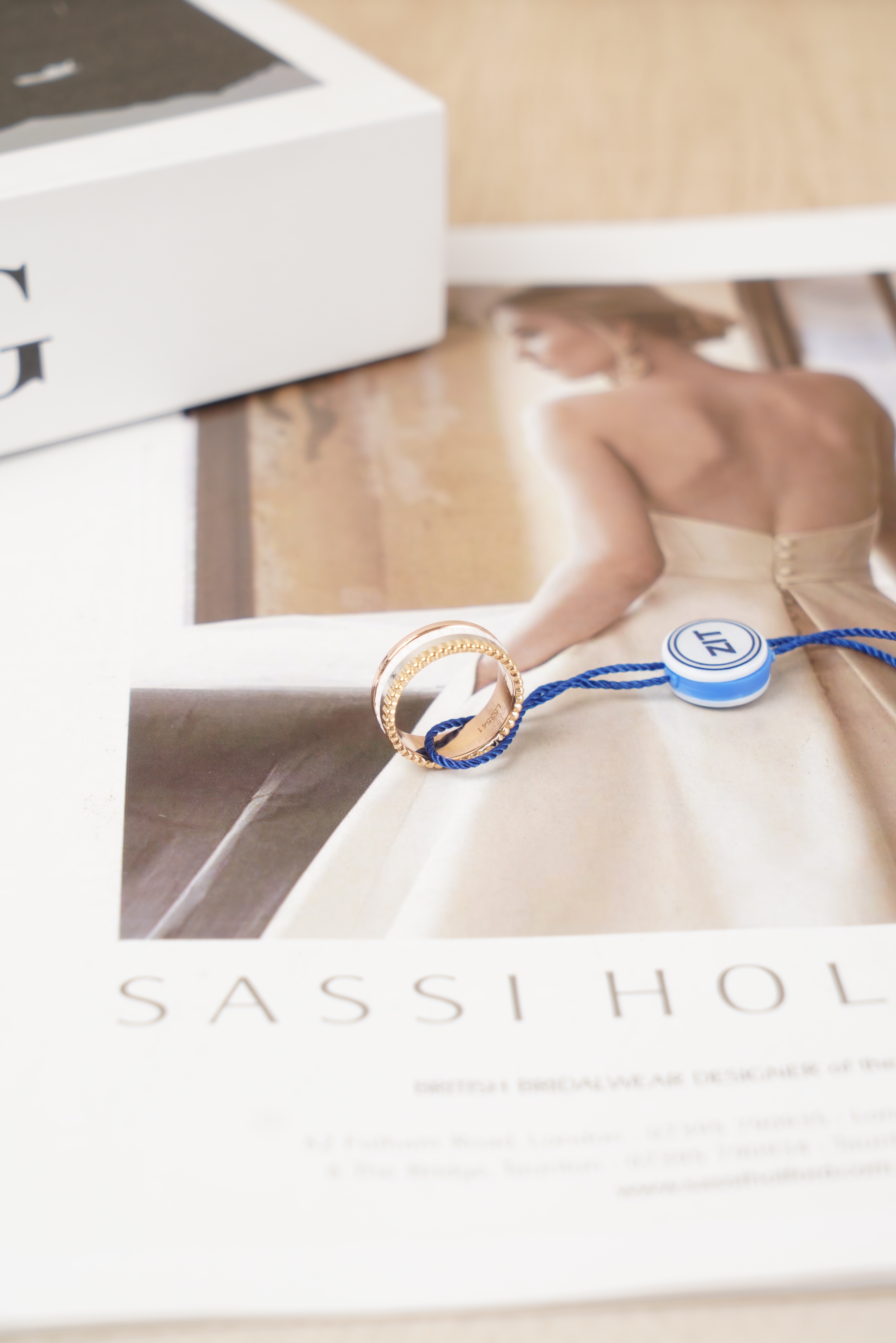 BOUCHERON Ring Quatre Classique Collection Ring Colorblock 18KW hite Gold Yellow Gold Rose Gold51